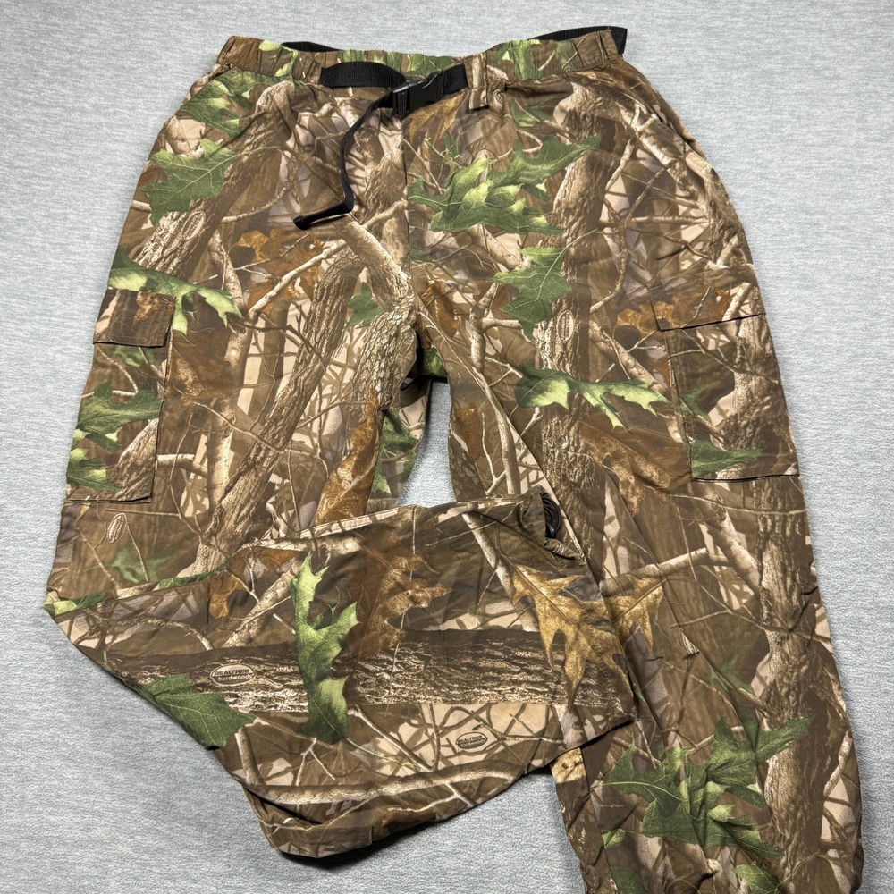 Winchester Rugged Sportsman Outdoors Pants Men XL‎ Camo Realtree Hardwoods Cargo